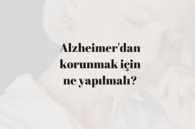 Alzheimer (bunama) hastalığı nedir? 